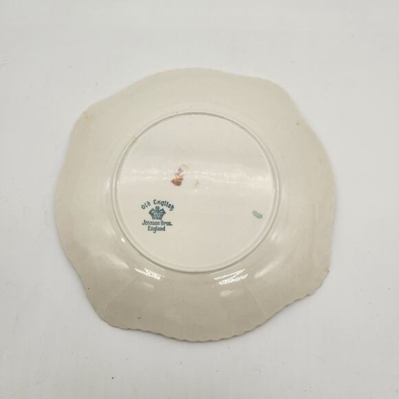 Johnson‎ Bros. England Eastbourne (Old English) Square Salad Plate c1949 Rare - Picture 8 of 8